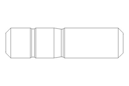 Cavilha roscada nas pontas M12x35 A2