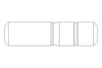 Goujon fileté M12x35 A2 DIN938