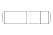 Goujon fileté M12x35 A2 DIN938