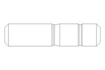 Goujon fileté M12x40 DIN938-ZnNi/T2/720h