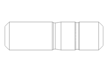 Cavilha roscada nas pontas M16x40 A2