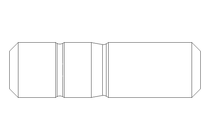 Cavilha roscada nas pontas M16x40 DIN938