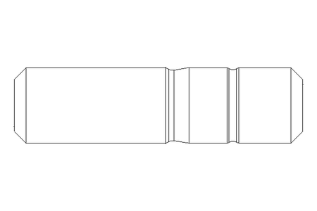 Cavilha roscada nas pontas M16x45 DIN938