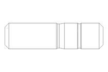 Cavilha roscada nas pontas M16x45 DIN938