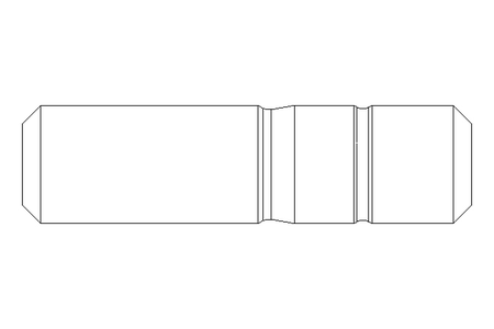 Cavilha roscada nas pontas M16x45 DIN938