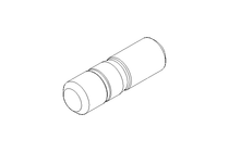 Cavilha roscada nas pontas M20x45 A2