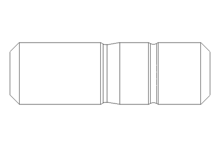 Espárra c/ extremos rosc. M20x45 A2