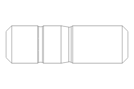 Cavilha roscada nas pontas M20x45 A2