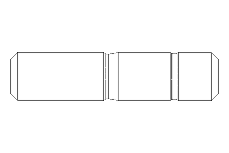 Goujon fileté M24x80 DIN938-ZnNi/T2/720h