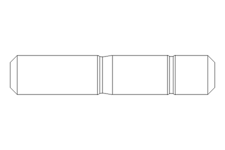 双头螺栓 M10x40 A2 DIN939