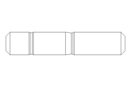 双头螺栓 M10x40 A2 DIN939