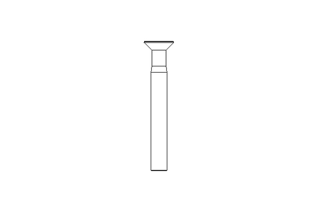 Parafuso cabeça embutida M6x50 A2 70