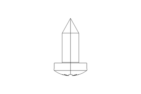 Tapping screw C 4.8x13 A2 DIN 7981