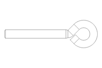 EYELET BOLT         M 4X 30-ST