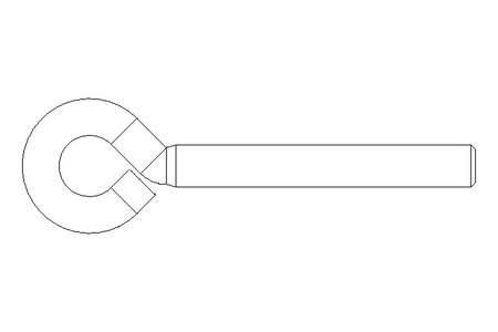 EYELET BOLT         M 4X 30-ST