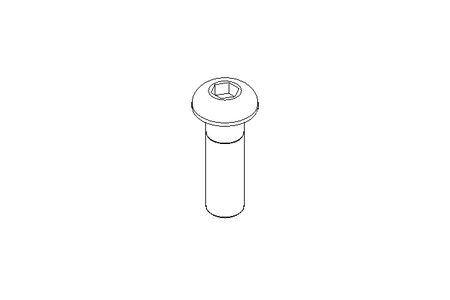 Flat head screw M6x20 A2 ISO7380