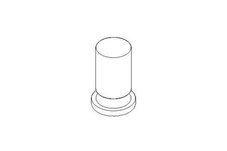 Pino roscado M6x12 A2 DIN32501