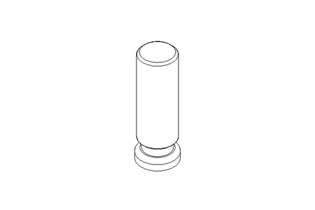 Threaded bolt M8x25 A2 DIN 32501