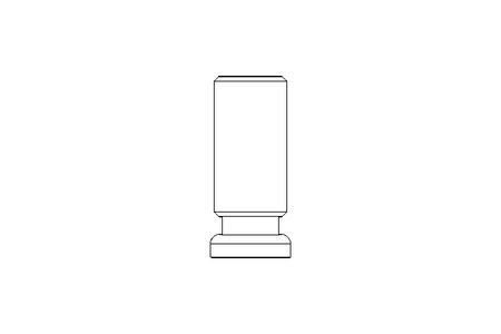 Pino roscado M8x20 A2 DIN 32500