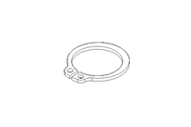 Tear-off ring 18x1.2 1.4122 DIN471