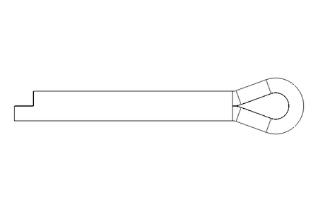 Cotter pin ISO1234 2.5x16 A2