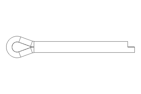 Tira de cobertura ISO 1234 3,2x25 St