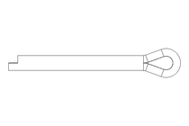 Tira de cobertura ISO 1234 3,2x25 St