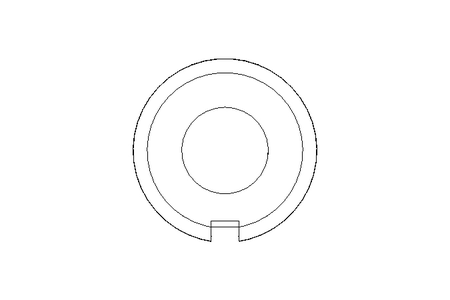 Locking bracket 17 St-Zn DIN432