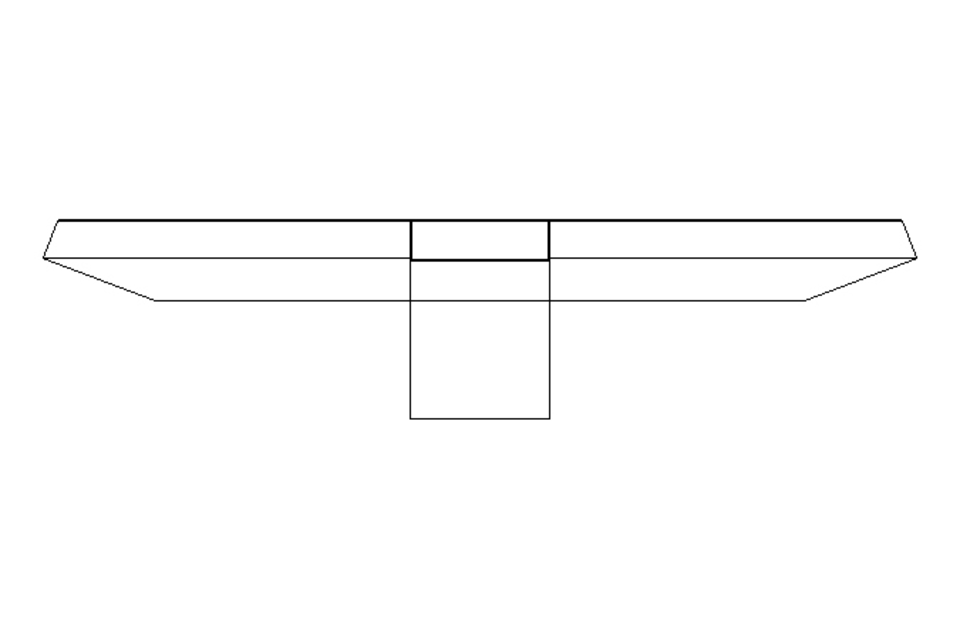 Locking bracket 8.4 A2 DIN432