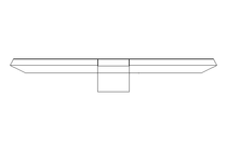 Locking bracket 17 St DIN432