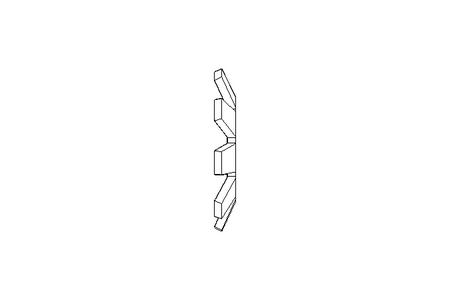 Rosetta di sicurezza MB0 10x21 St