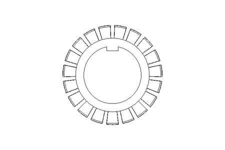 Frein d'écrou MB5 25x42 St DIN5406