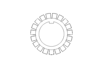 Rosetta di sicurezza MB7 35x57 St