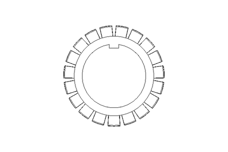 Frein d'écrou MB8 40x62 St DIN5406