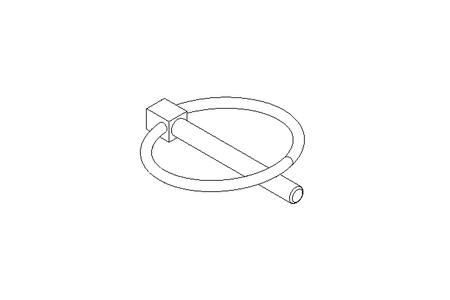 Goupille rabattable 4,5x32 St