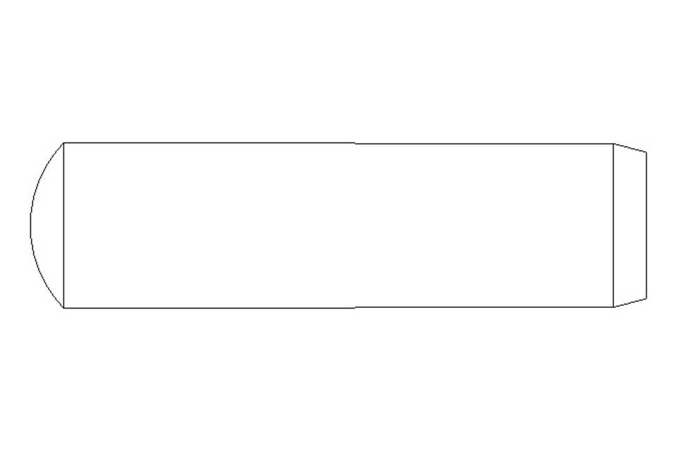 Zylinderstift ISO 2338 8 m6x30 A2