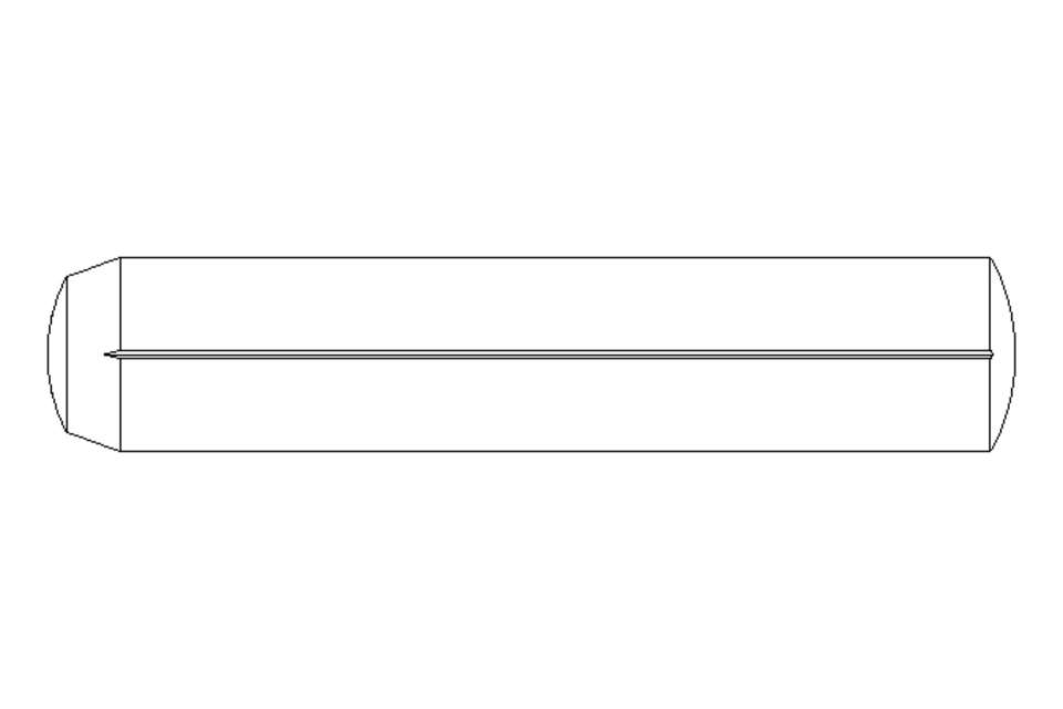 Straight grooved pin ISO8740 3x16 A2
