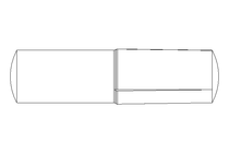 Goupille cannelée enfichable ISO 8741 2