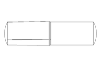 Goupille cannelée enfichable ISO 8741 2