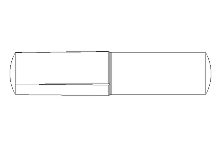 Grooved dowel pin ISO8741 5x24 A2