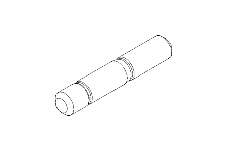 Cavilha roscada nas pontas M10x45 A2