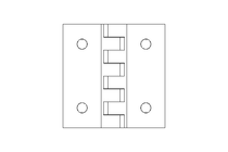 Scharnier 65x64x13,5