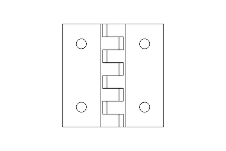 Scharnier 65x64x13,5