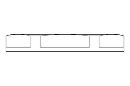 Hexagon lock nut M40 gray