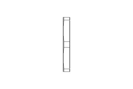 Hexagon grounding lock nut M40 Ni-brass