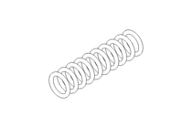 Ressort à pression D1=5 D2=4,3 L=19