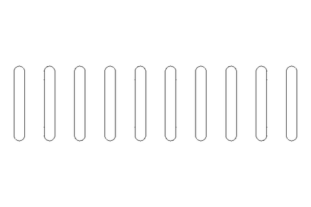 Mola de pressão D1=5 D2=4,3 L=19 32,09N