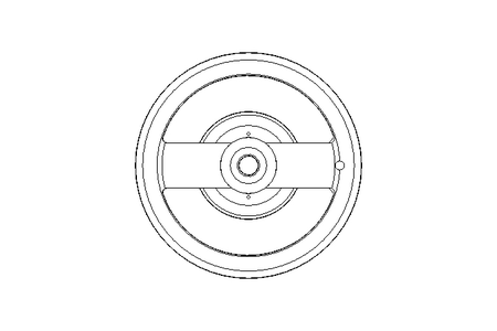 Handrad GN522.8-160-B14-D