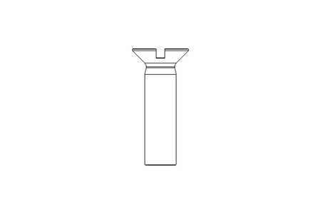 SLOTTED COUNTERSUNK SCREW  M8X30 A2 D963