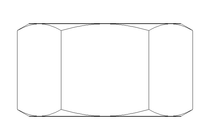 Écrou hexagonal M14x1,5 St-Zn DIN934